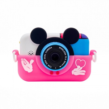 Детский фотоаппарат Mickey Mouse (розовый)-1