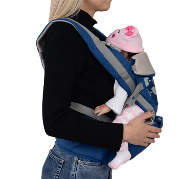 Эрго рюкзак кенгуру для ребенка Aiebao Синий-2