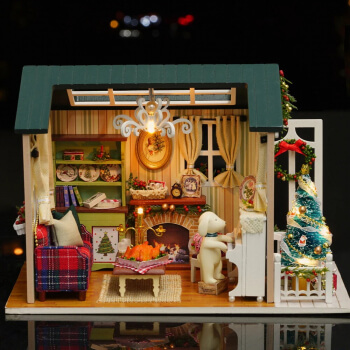 Румбокс DIY конструктор кукольного домика Новогоднее Настроение-2