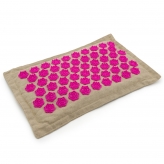Массажная акупунктурная подушка (квадратная) EcoRelax, розовый-1