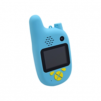 Детский фотоаппарат с рацией Walkie Talkie 2 (голубой)-2
